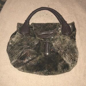 Light used cheetah print purse